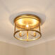 Payton 3 Light 14.75 inch Brushed Champagne Bronze Flush Mount Ceiling Light